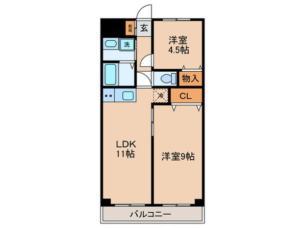 サンライフ横浜の物件間取画像